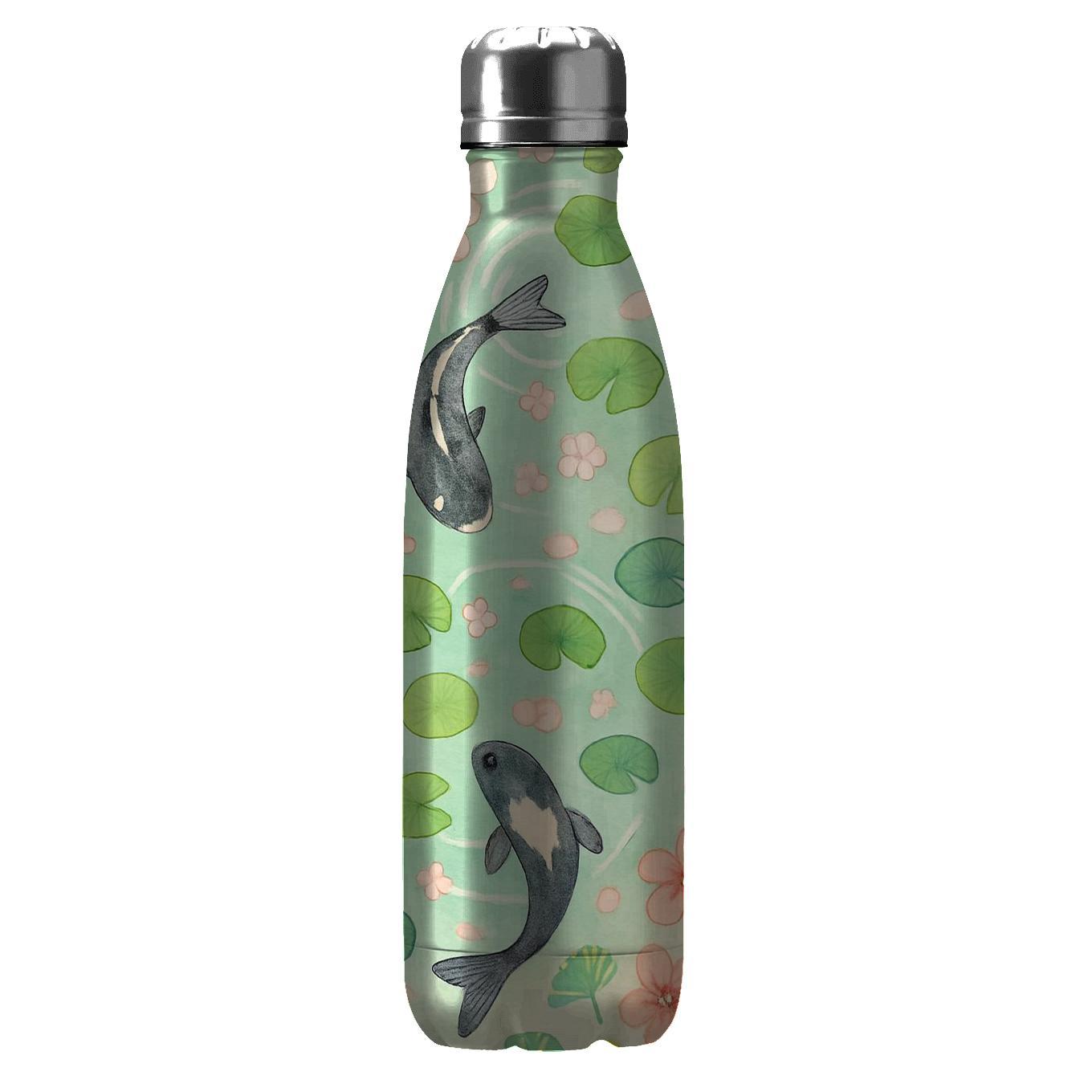 Vernal Rain Koi Garden personalized water bottles