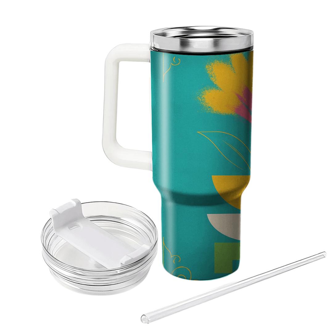 Equinox Color Bloom Nowruz Meets Holi insulated tumblers