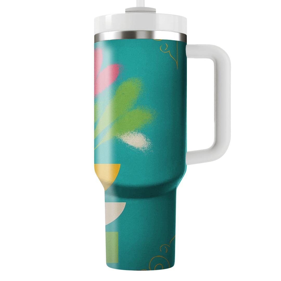 Equinox Color Bloom Nowruz Meets Holi insulated tumblers