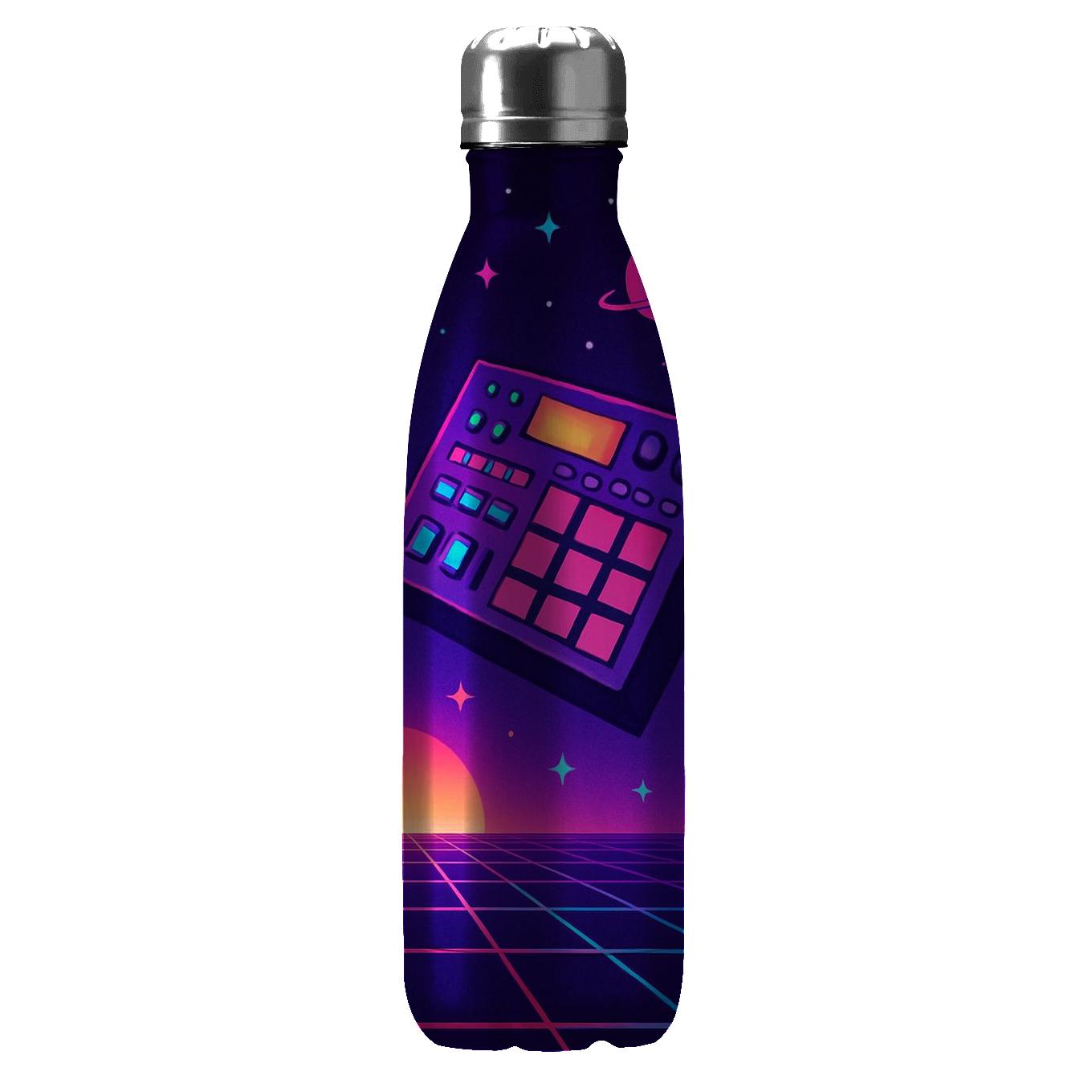 Cosmic Synth Arcade Parade water bottle cups