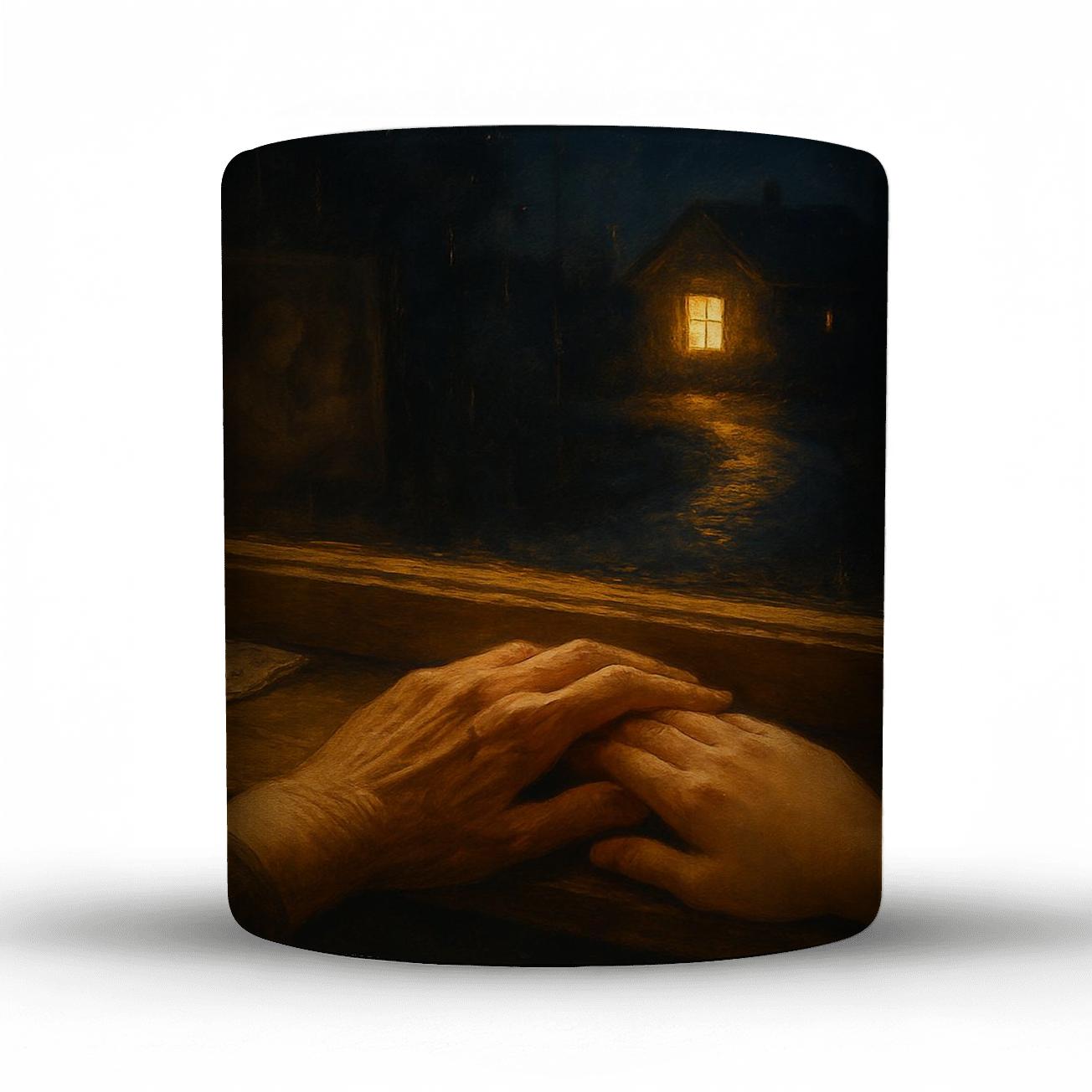 Lighthouse In The Window A Mothers Promise Through Every Storm custom printed mugs