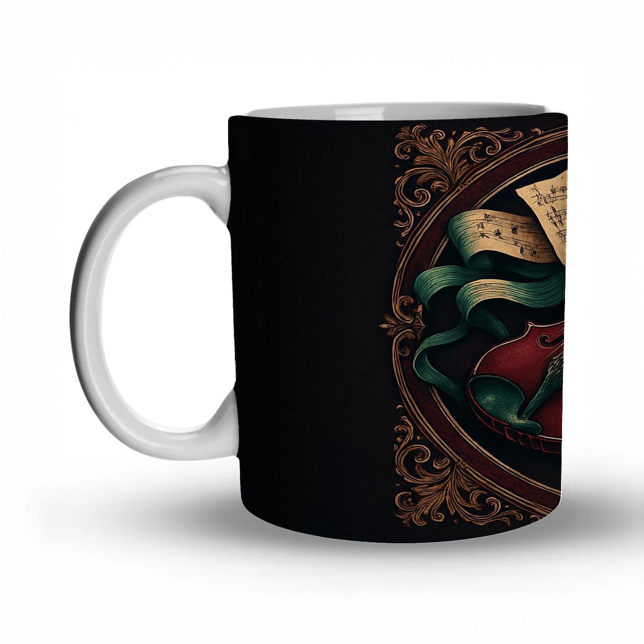 Baroque Pop Symphony Collage insulated thermal mugs