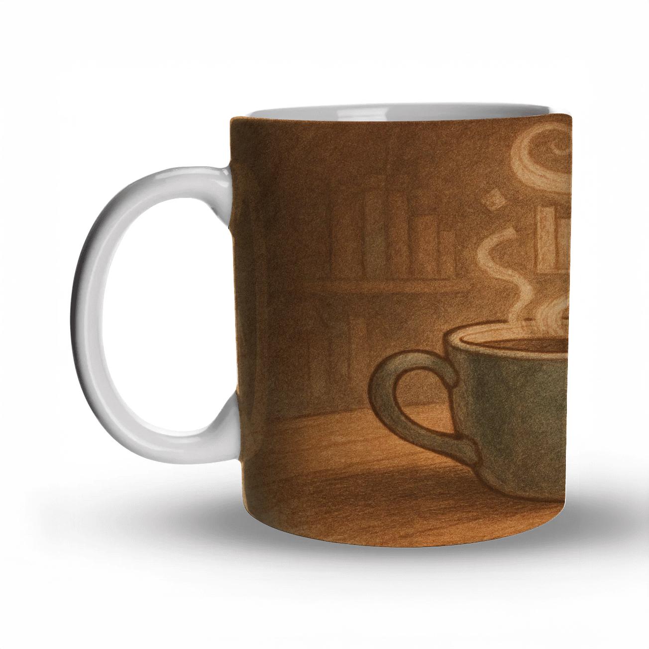 Velvet Steam Library decorative mug sets