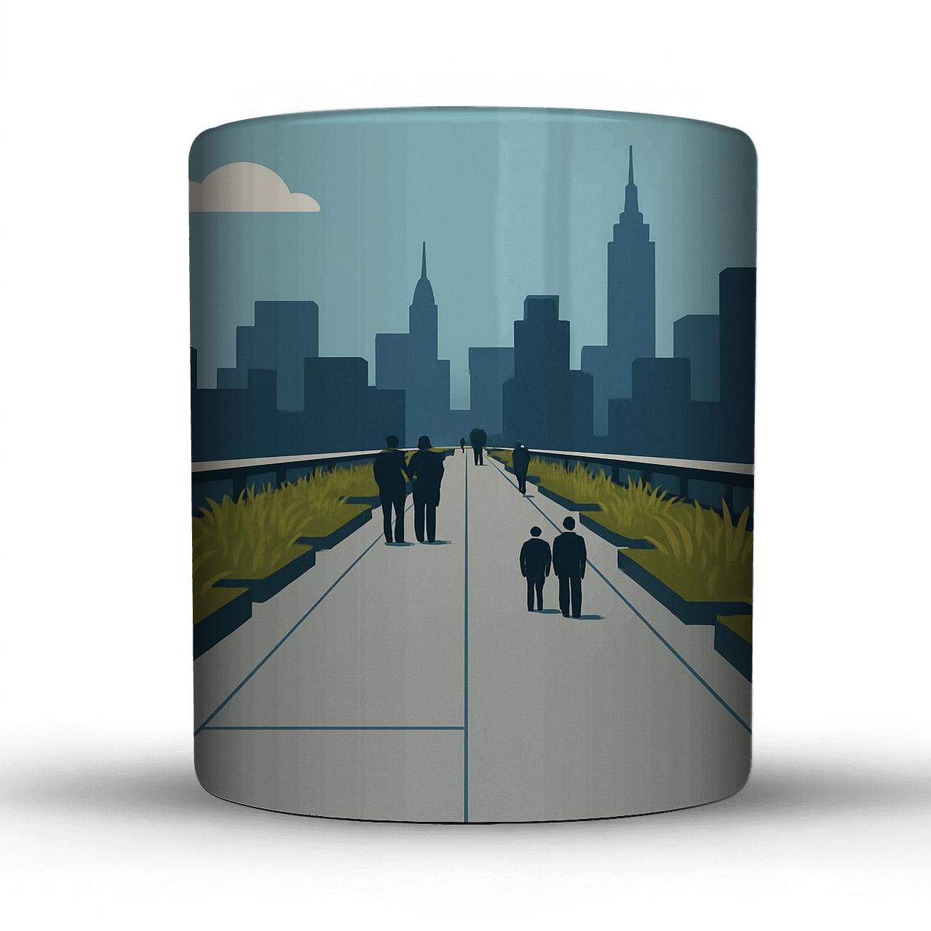 High Line Park - New York City, United States travel mugs with handles