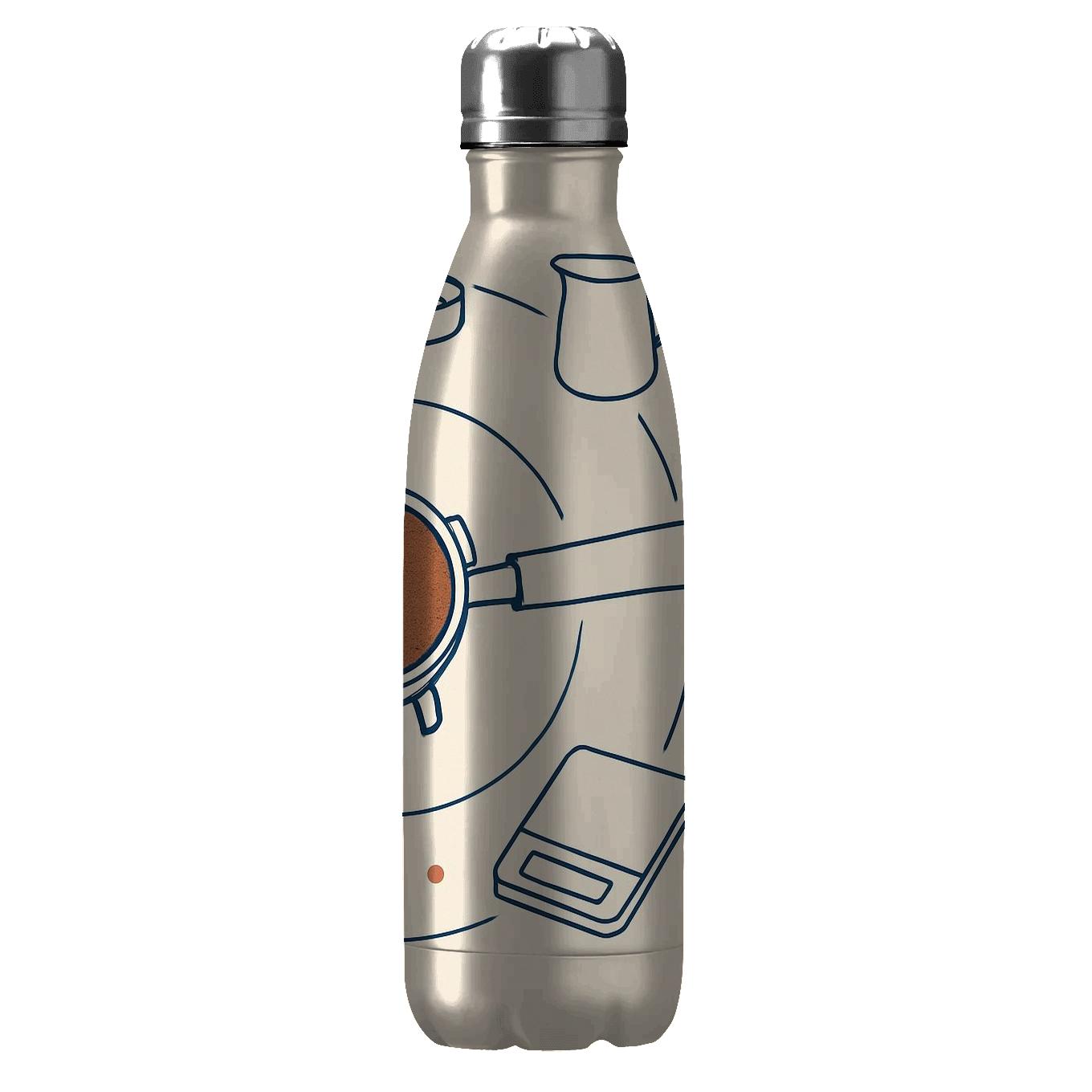 Orbiting Espresso Tools decorative water bottles