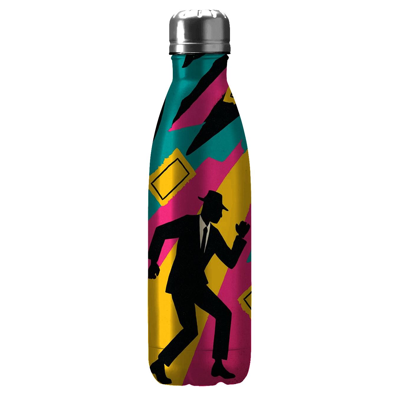 Neon Ska Street Poster Collage custom water bottles