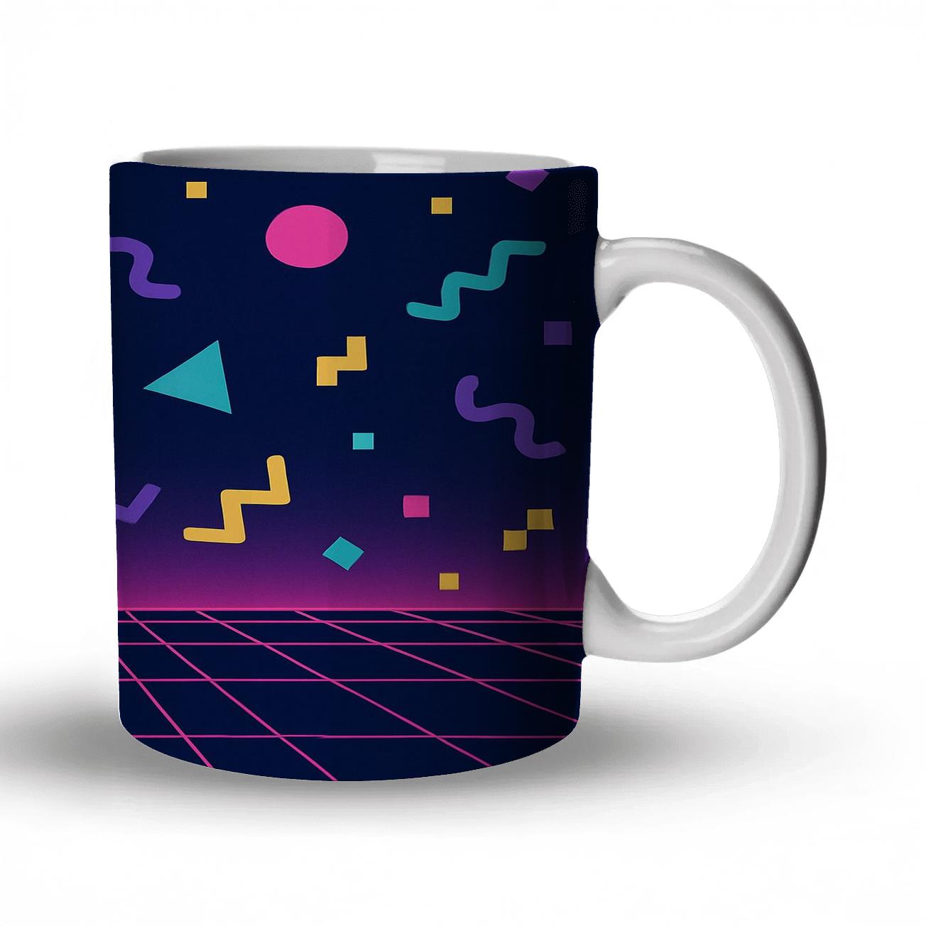 Arcade Carpet Gradient Grid personalized mugs