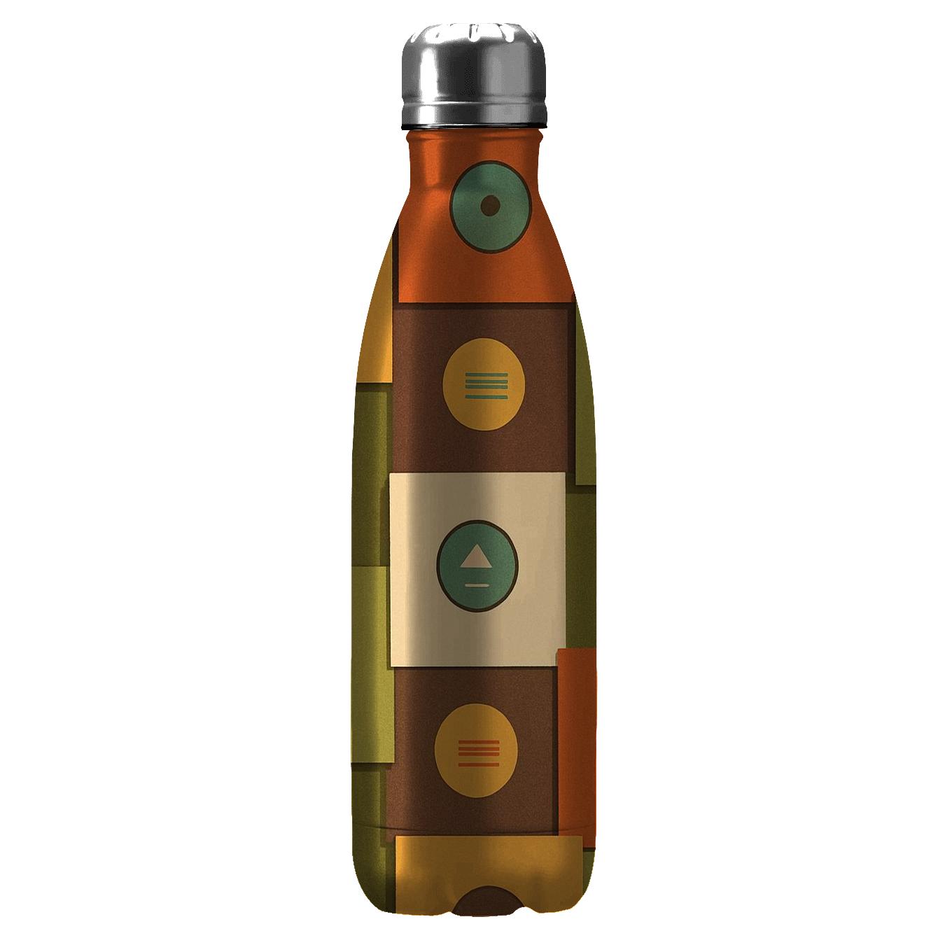 Groovy Record Sleeve Grid personalized water bottles