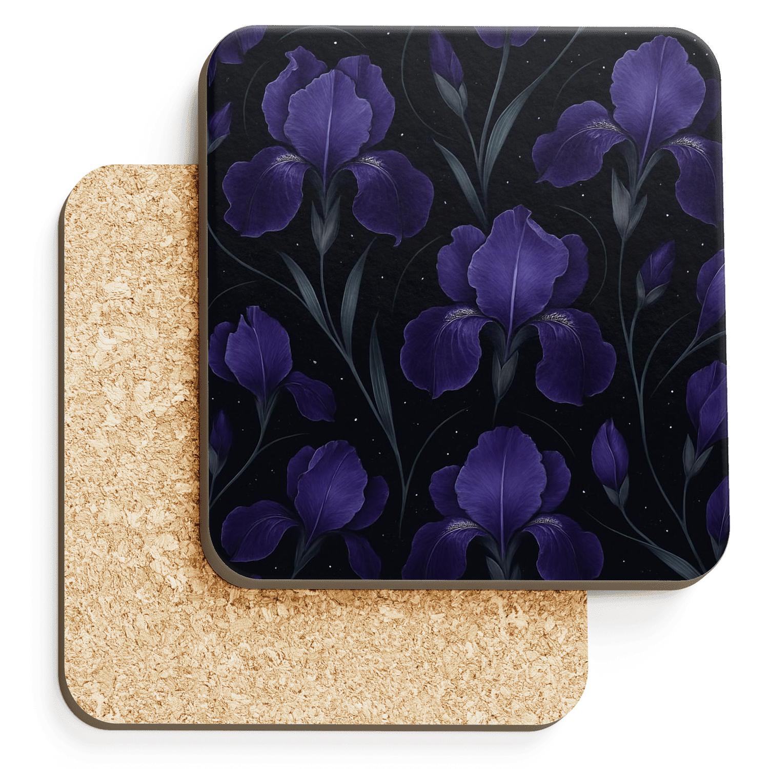 Midnight Iris Constellation stone coaster collections