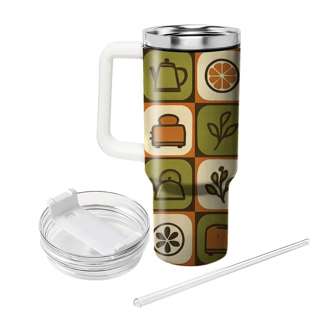 Avocado Kitchen Pop Tile insulated tumblers