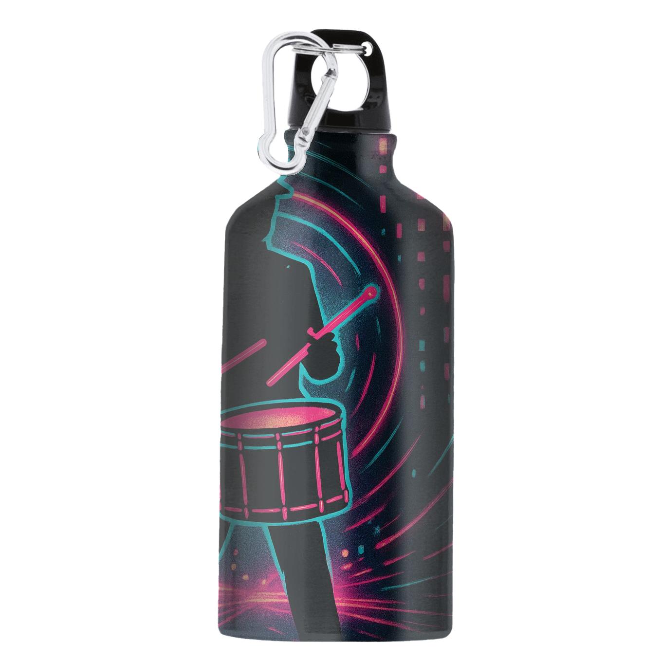 Midnight Drumline Neon Parade personalized sports bottles