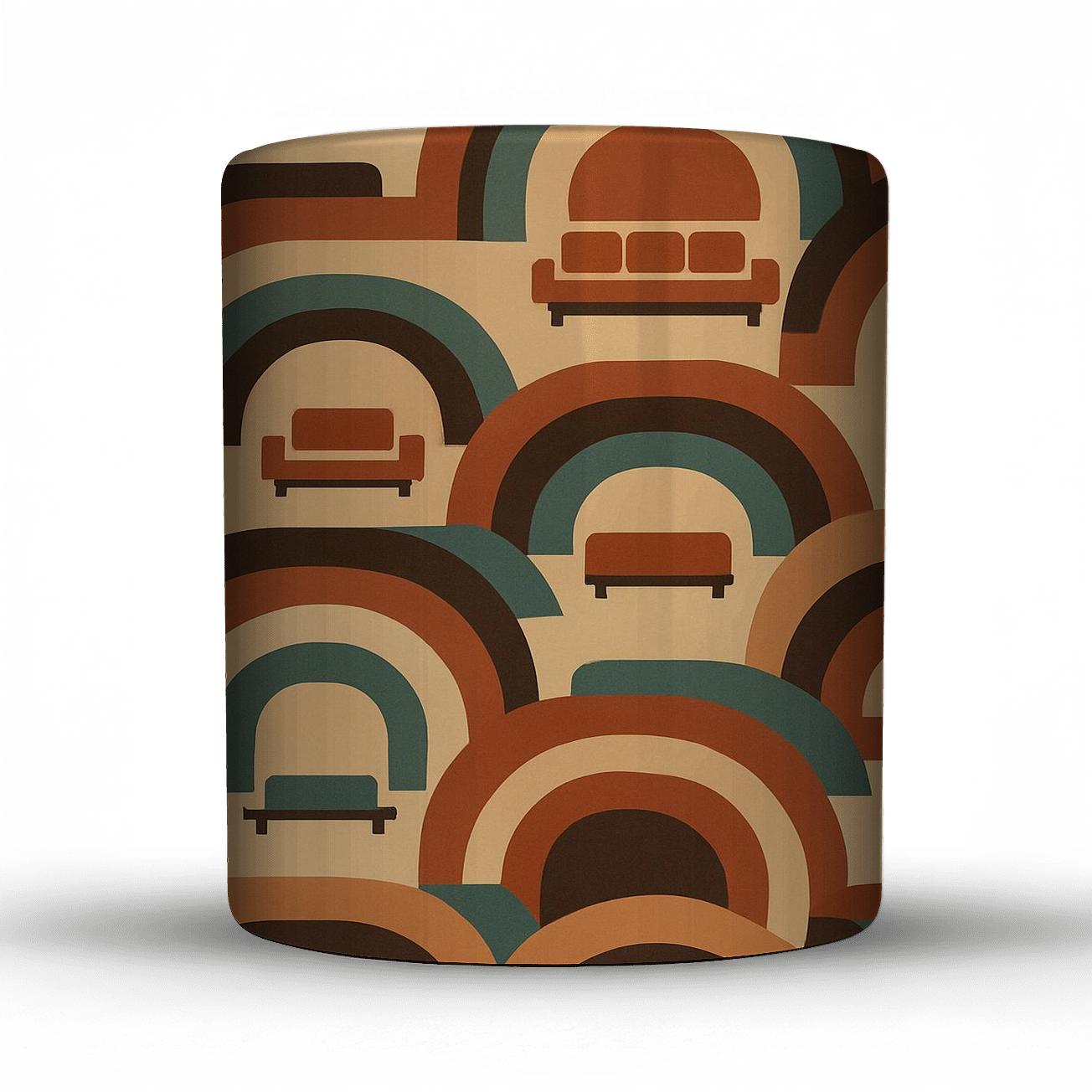 Sunken Lounge Conversation Pit Rings premium drinkware mugs