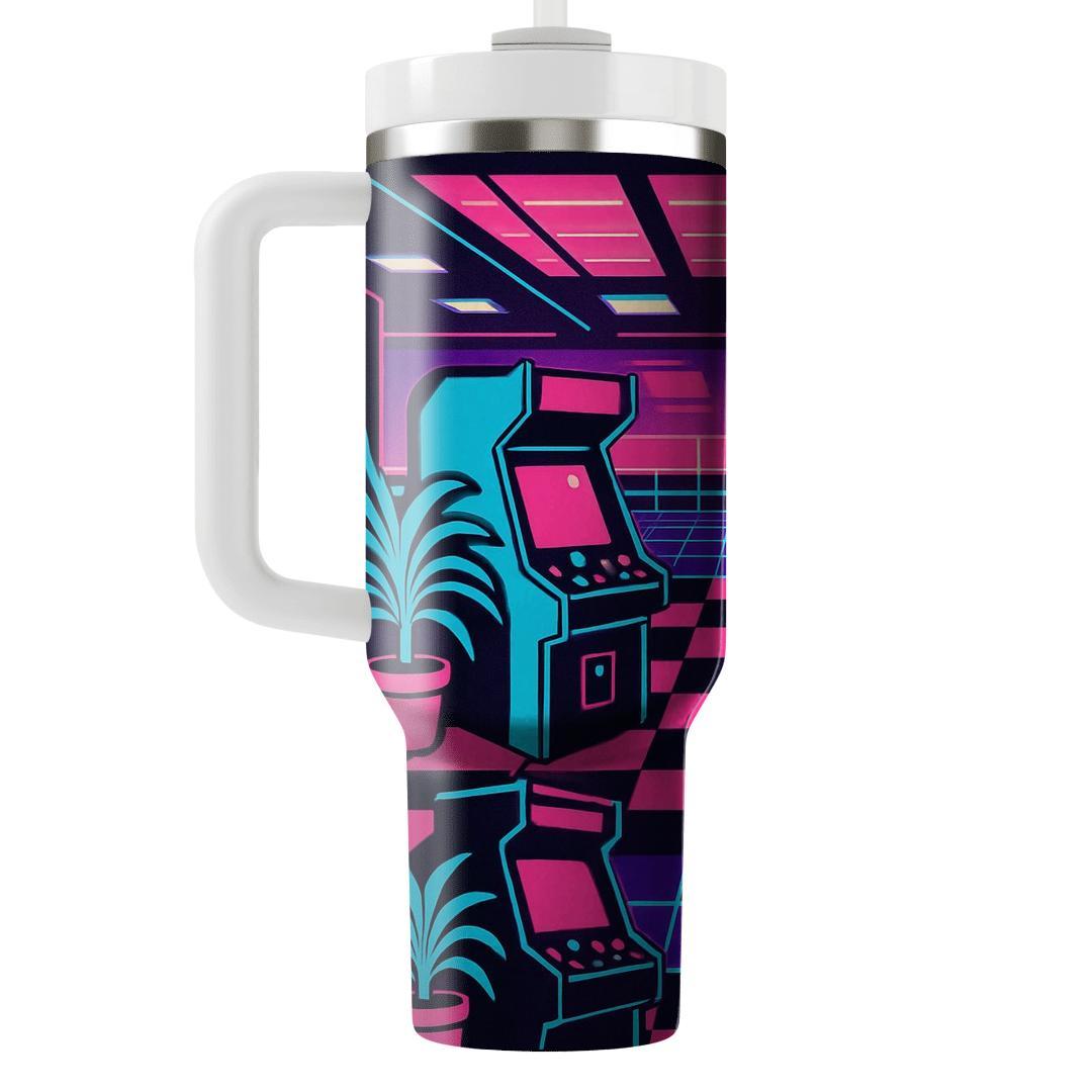Mall Arcade Glow Grid unique tumblers