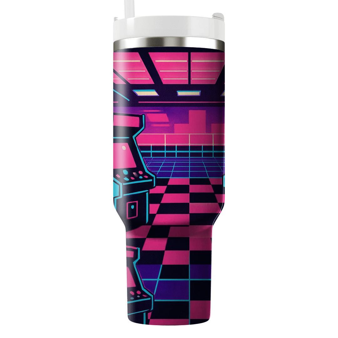 Mall Arcade Glow Grid unique tumblers
