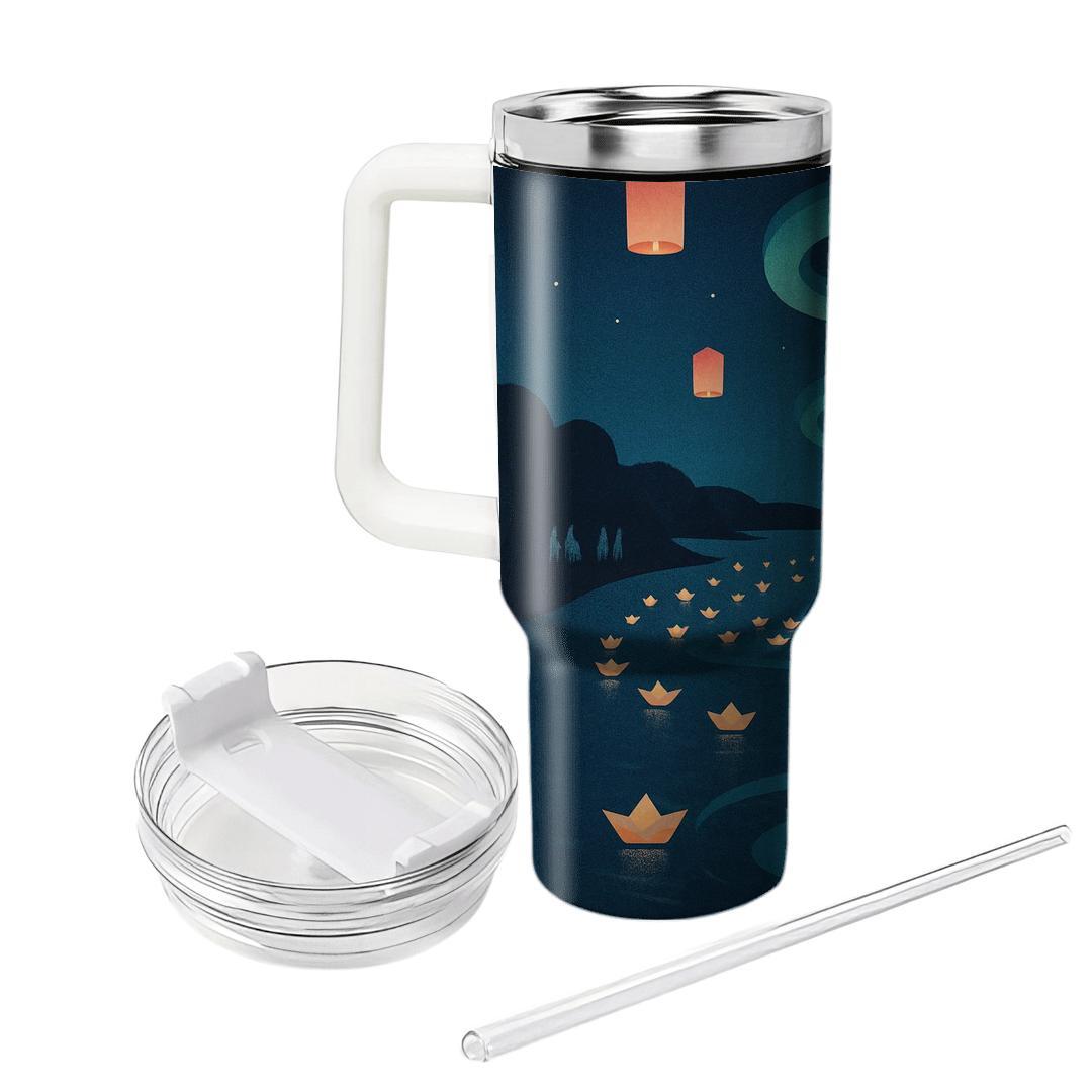 Aurora Lantern Regatta decorative tumblers