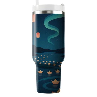 Aurora Lantern Regatta decorative tumblers