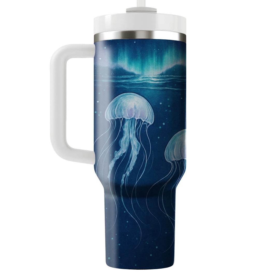 Aurora Jellyfish Ballet custom tumblers