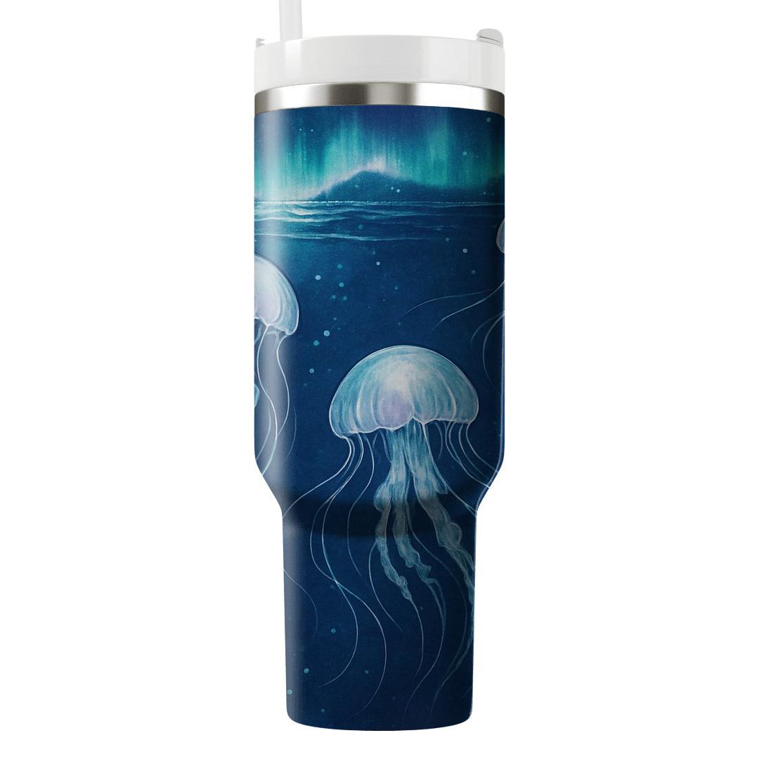 Aurora Jellyfish Ballet custom tumblers