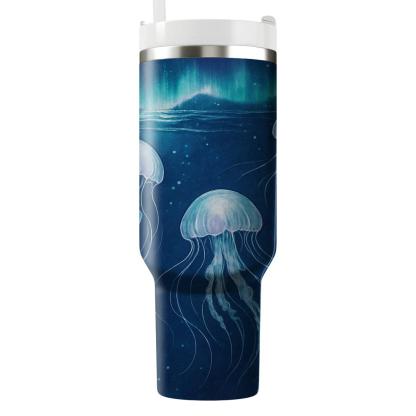 Aurora Jellyfish Ballet custom tumblers