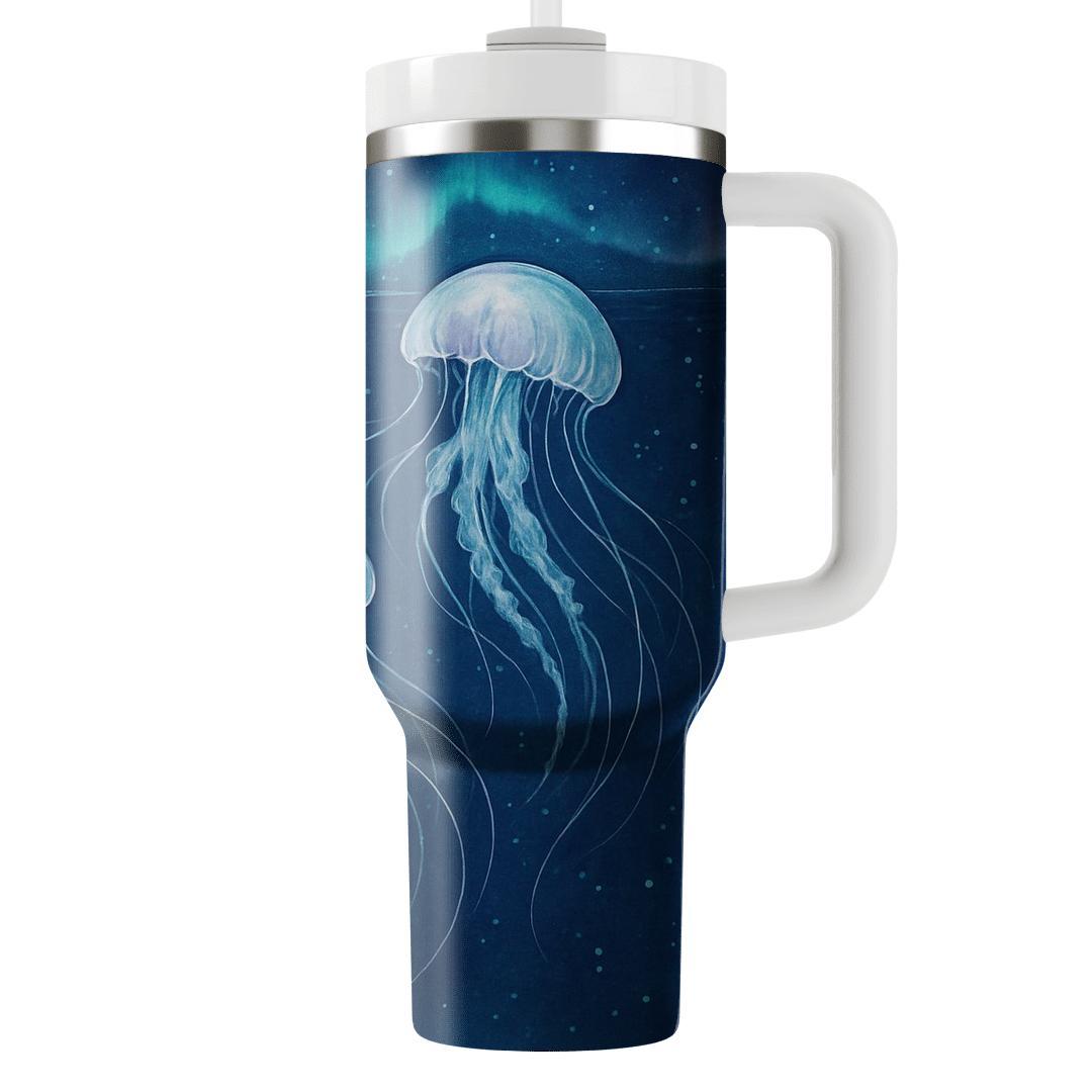Aurora Jellyfish Ballet custom tumblers