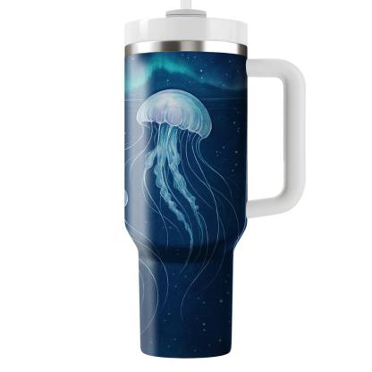 Aurora Jellyfish Ballet custom tumblers