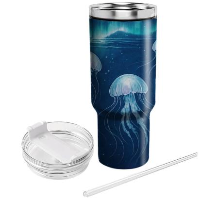Aurora Jellyfish Ballet custom tumblers