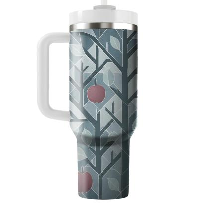 First Frost Orchard Geometry travel tumblers