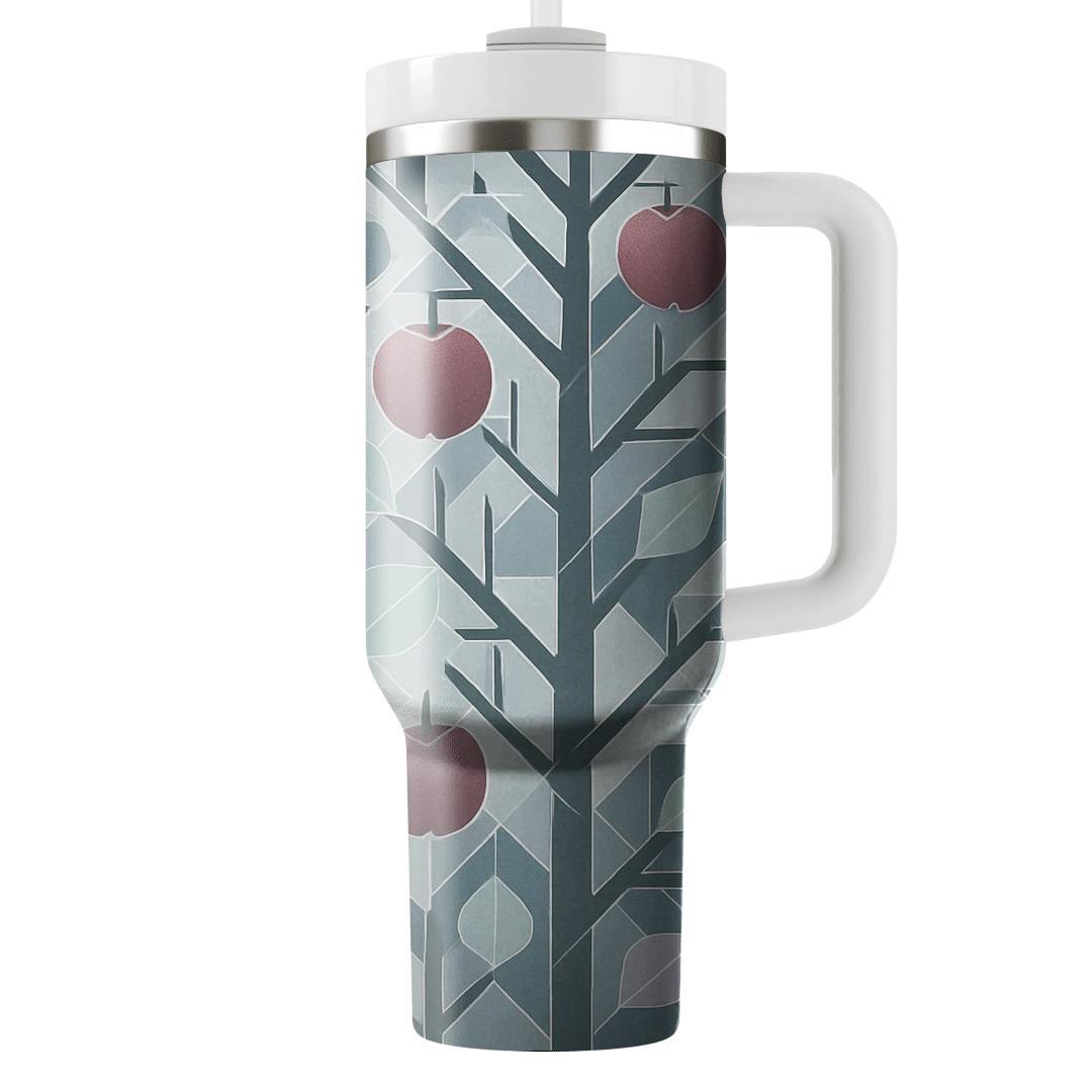 First Frost Orchard Geometry travel tumblers