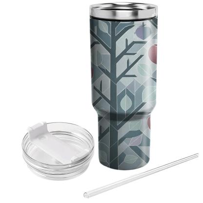 First Frost Orchard Geometry travel tumblers