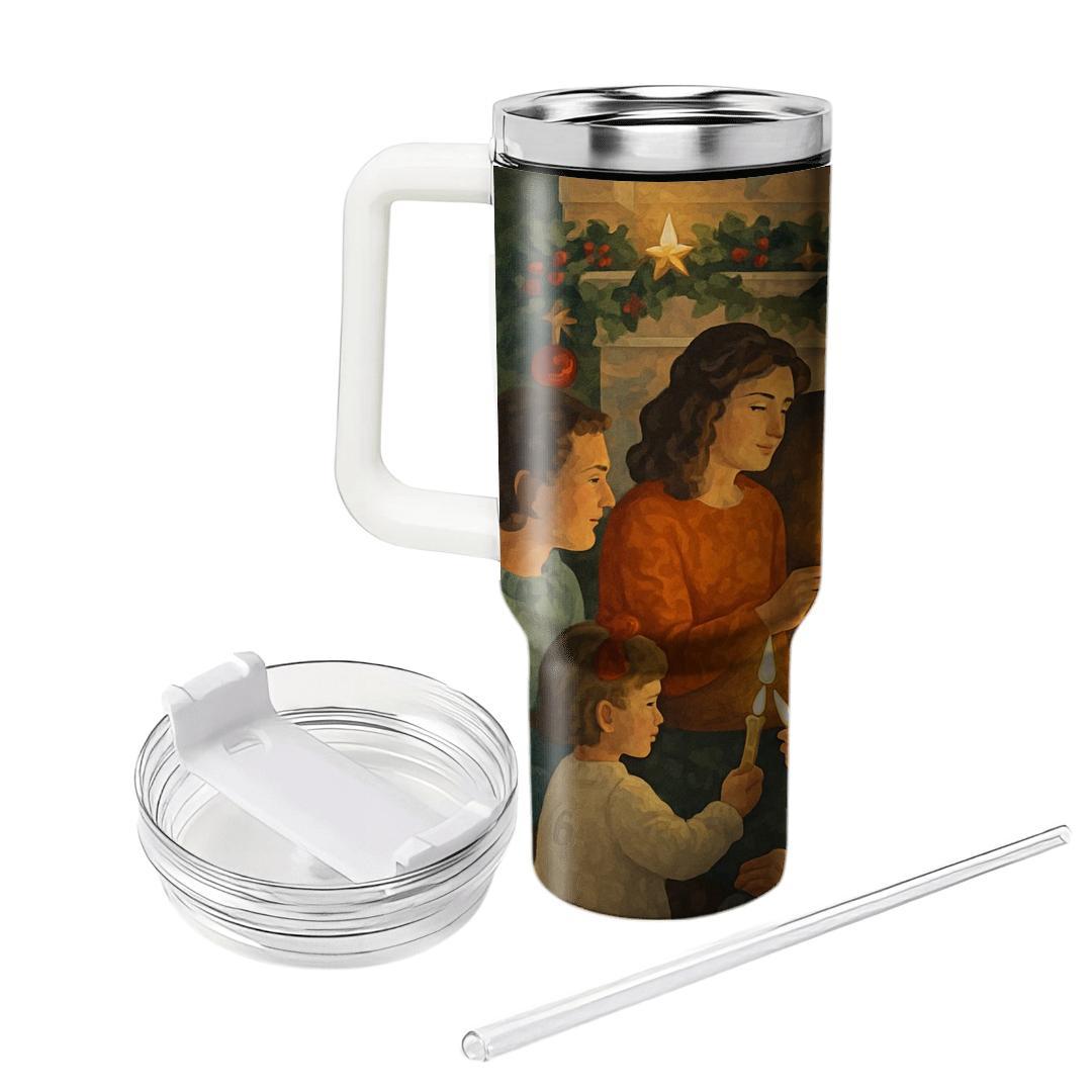 Hearth Circle Of Candles personalized tumblers