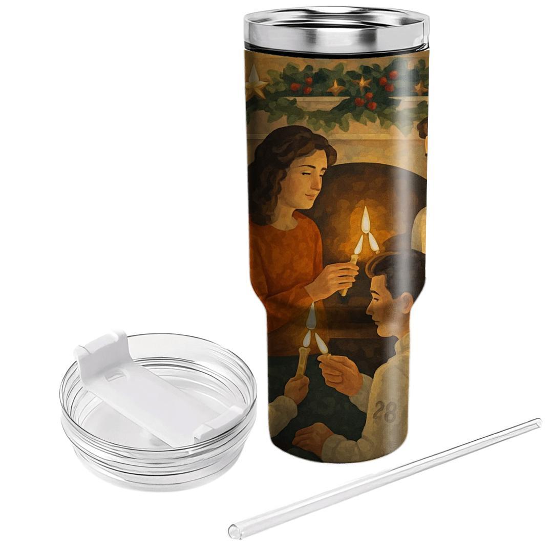 Hearth Circle Of Candles personalized tumblers