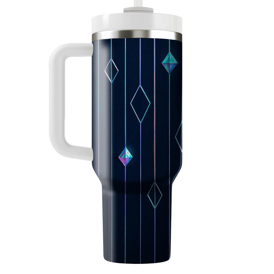 Holographic Gemline Cascade decorative tumblers