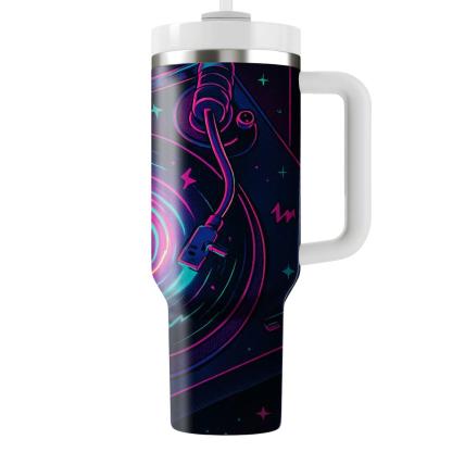 Rave Poster Turntable Portal tumblers for gifts
