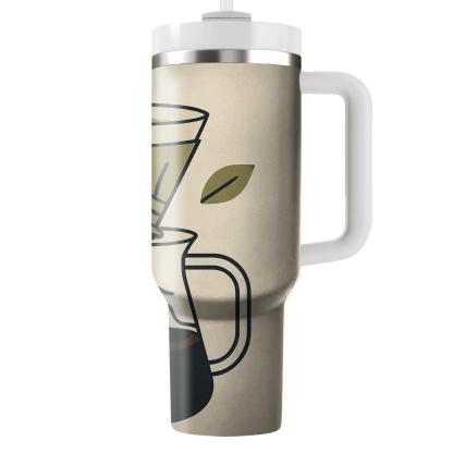 Pour Over Topographic Morning tumblers for gifts