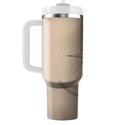 Pilgrims Compass Of Peace custom tumblers