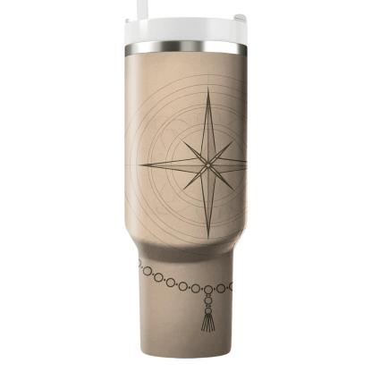 Pilgrims Compass Of Peace custom tumblers