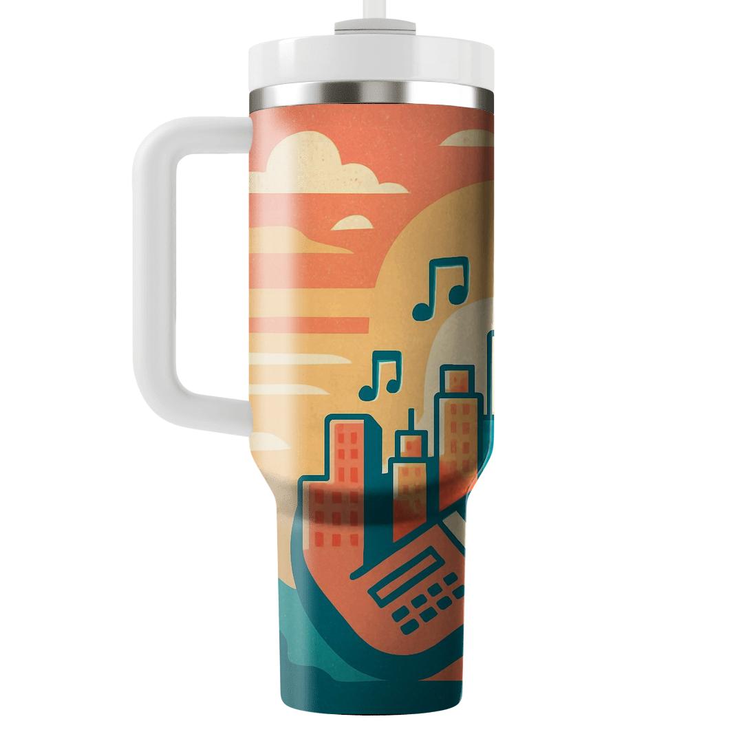 Mod Pop Keytar Skyline unique tumblers