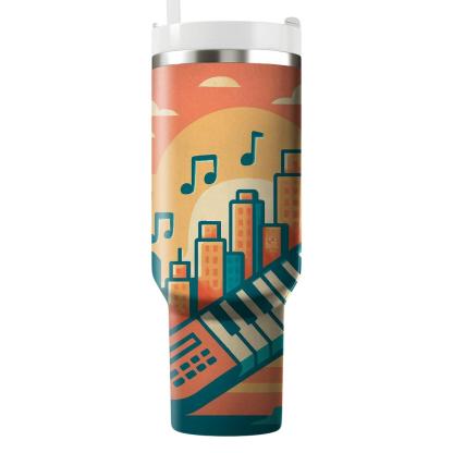 Mod Pop Keytar Skyline unique tumblers