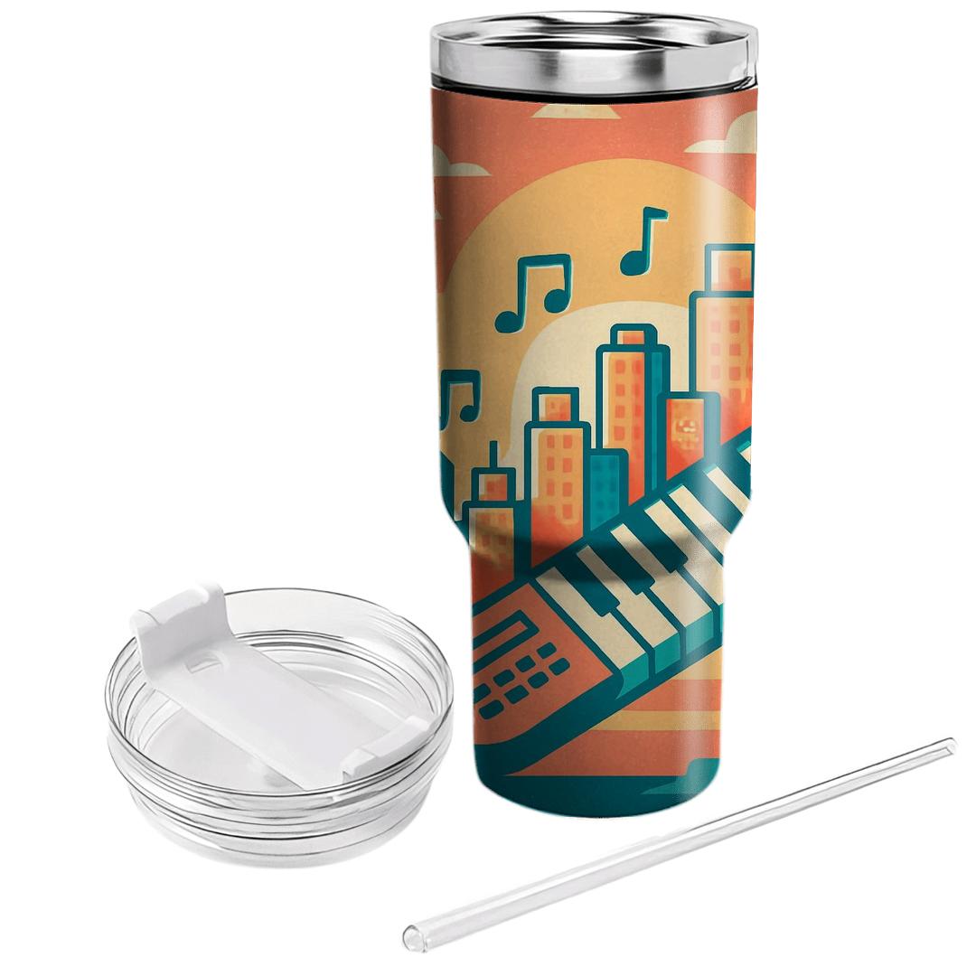 Mod Pop Keytar Skyline unique tumblers