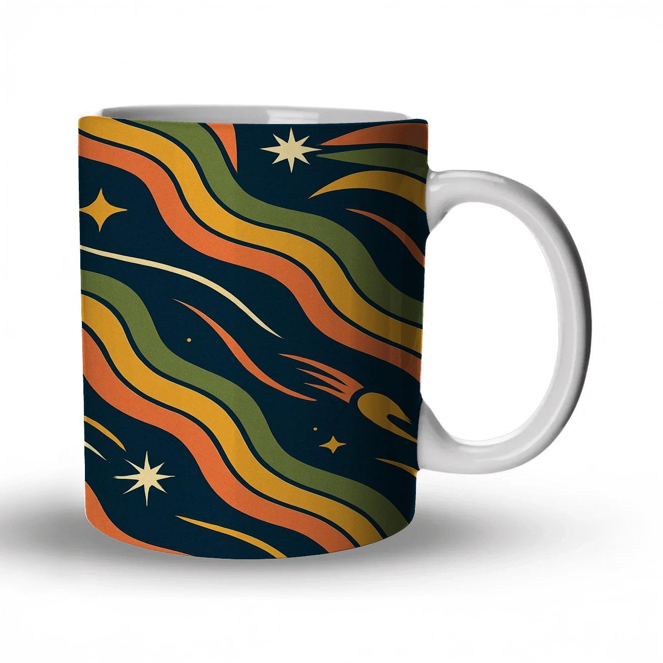 Cassette Comet Waves personalized mugs