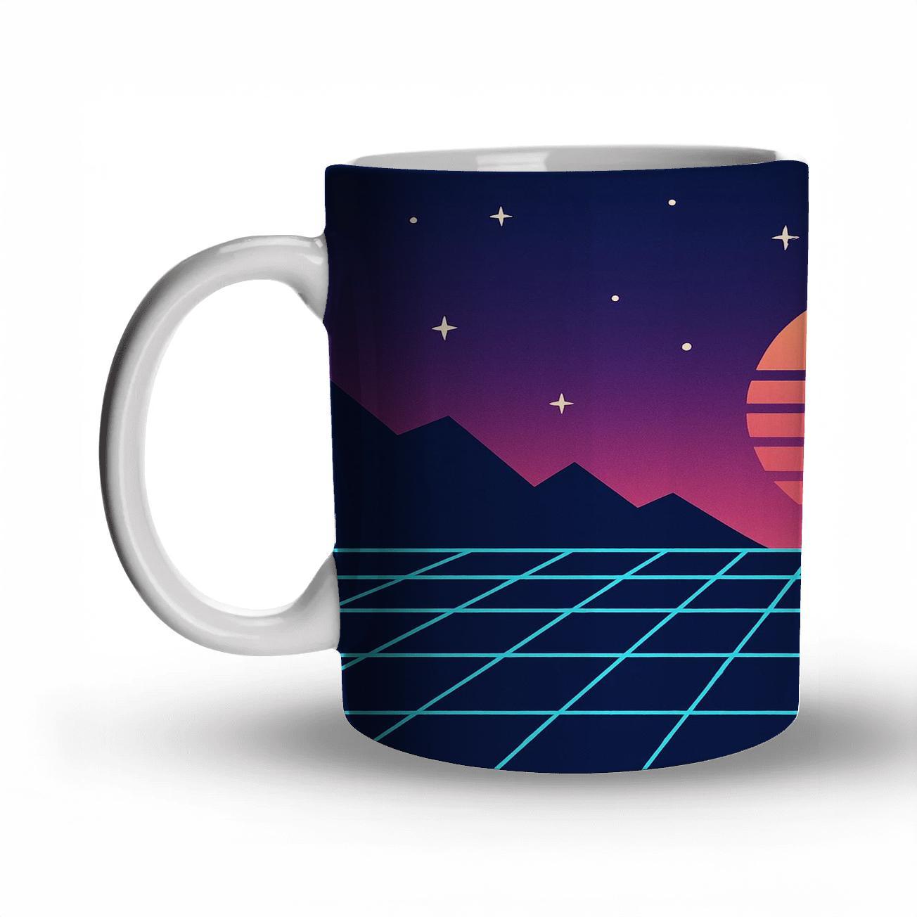 Laser Grid Horizon Drive decorative mug sets