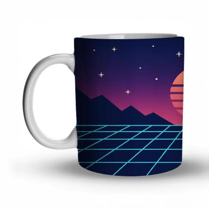 Laser Grid Horizon Drive decorative mug sets