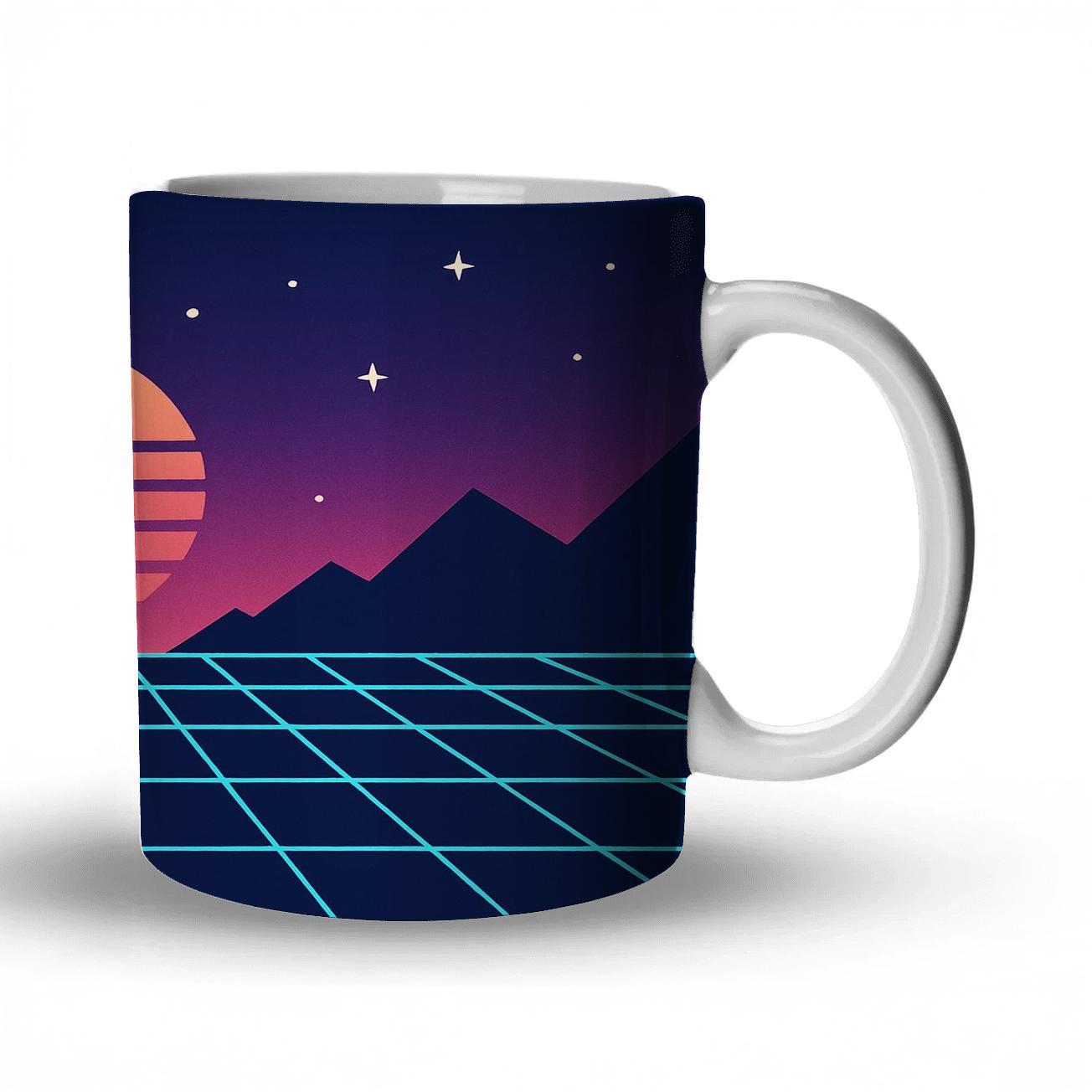 Laser Grid Horizon Drive decorative mug sets