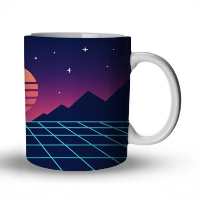 Laser Grid Horizon Drive decorative mug sets
