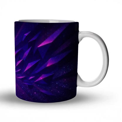 Electric Amethyst Prism Spotlight personalized mugs