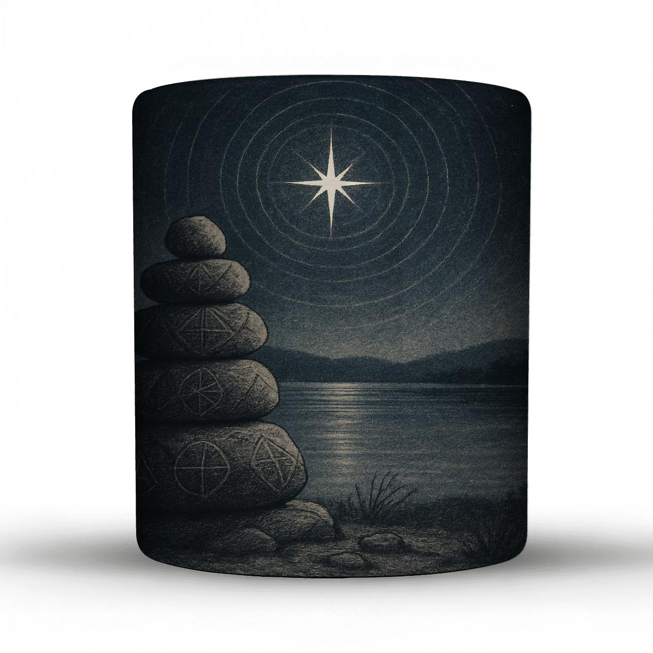 Prayer Cairn Under The Northern Star personalized mugs