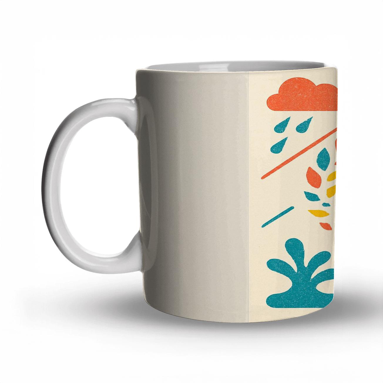 Monsoon Color Glyph Carnival novelty coffee mugs
