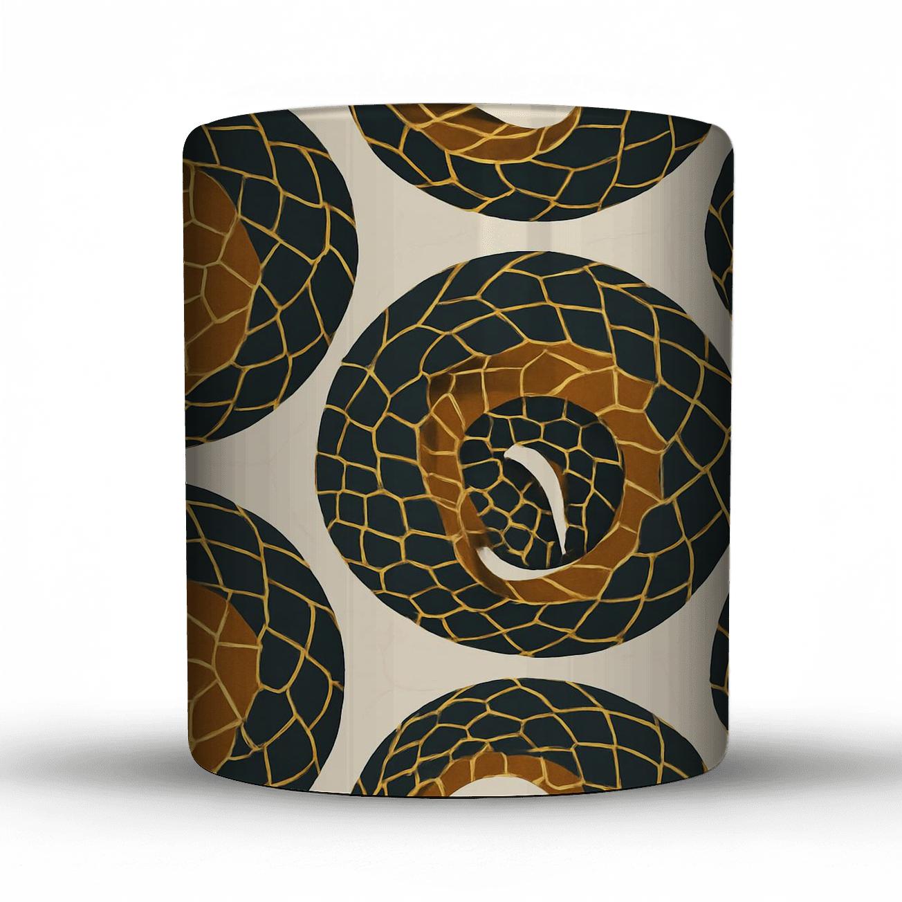 Kintsugi Pangolin Armor Pattern novelty coffee mugs