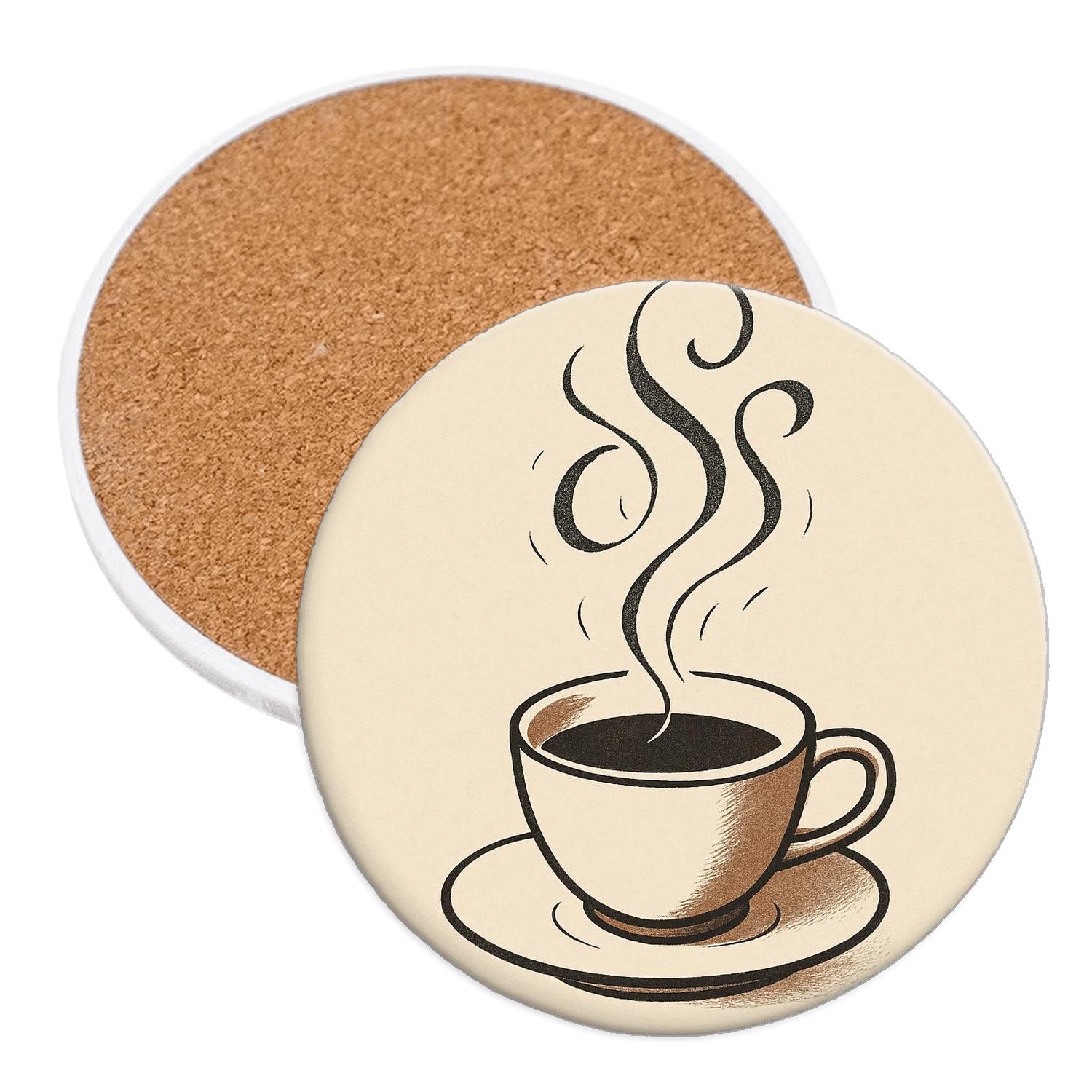 Kinetic Steam Calligraphy custom engraved coasters