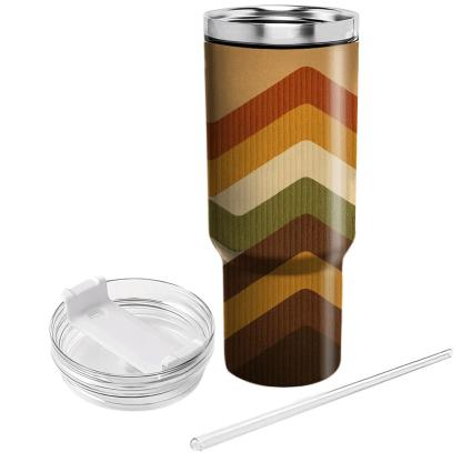 Corduroy Canyon Chevron unique tumblers